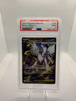 Pokemon Me01: Mega Evolution Holo Card Absol EX 161/132 Ultra Rare NM Condition - Image 1
