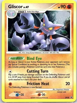 Gliscor DP36 Holo Diamond and Pearl Promos - Pokemon Card - NM - Image 1