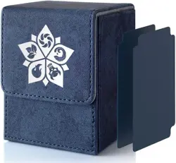 Deck Box for MTG, MTG Deck Box Fits 110 Single Sleeved Commander Cards, Trading - Image 1