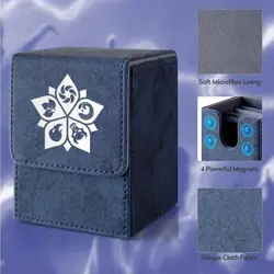 Deck Box for MTG, MTG Deck Box Fits 110 Single Sleeved Commander Cards, Trading - Image 2