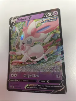 Sylveon V Promo SWSH: Sword & Shield Promo Cards SWSH202 NM Holo Free Shipping - Image 1