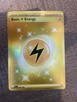 Basic Lightning Energy 257/198 Scarlet & Violet Secret Rare Pokemon Card NM - Image 1