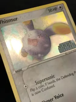 Whismur 69/100 NM HOLO CRYSTAL GUARDIANS Stamped Pokemon Card. Fast Shipping! - Image 2