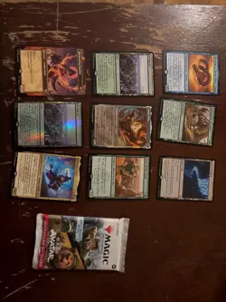 Magic the gathering lot of avatar the last airbender cards and a sealed booster - Image 1