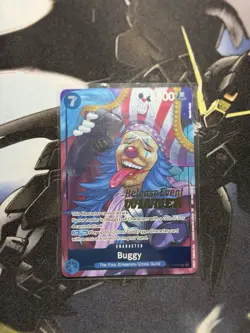 One Piece CCG Buggy (OP10 Release Event Winner) - One Piece Promotion Cards - Image 1