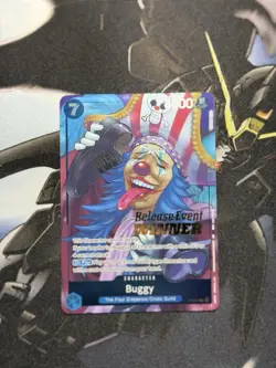 One Piece CCG Buggy (OP10 Release Event Winner) - One Piece Promotion Cards - Image 3