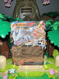 Reshiram Ex Pokemon Prize Pack Series 8 Promo Pokemon Card NM/LP - Image 1