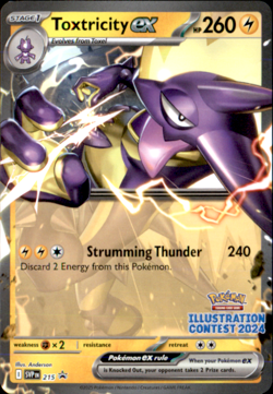 Toxtricity ex - 215 (Illustration Contest 2024) Sv: Scarlet & Violet promo cards - Image 1