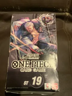 One Piece Card Game Black Smoker Starter Deck (ST-19) New - Image 1