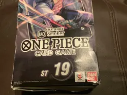 One Piece Card Game Black Smoker Starter Deck (ST-19) New - Image 3