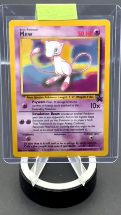 Pokemon Mew Basic Psychic Promo 08/53 Wotc Regular 50 HP EN Card - Image 1