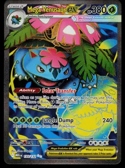 Pokemon Card - Mega Venusaur ex Mega Evolution 155/132 Ultra Rare - Image 1