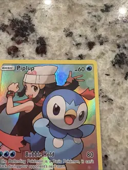 Pokemon TCG Piplup Holo Full Art Cosmic Eclipse Secret Rare Card 239/236 NM - Image 3