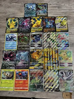 Pokemon *JUMBO* Card Lot Of 22 Oversized Cards Big V Max V Star Gx Ex Leafeon - Image 1