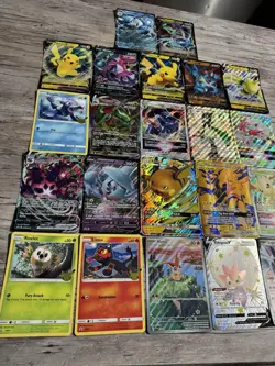 Pokemon *JUMBO* Card Lot Of 22 Oversized Cards Big V Max V Star Gx Ex Leafeon - Image 3
