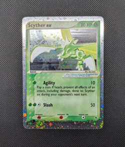 Scyther ex 102/109 EX Ruby & Sapphire Holo Rare Pokemon TCG English Card eReader - Image 1