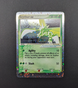 Scyther ex 102/109 EX Ruby & Sapphire Holo Rare Pokemon TCG English Card eReader - Image 3