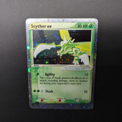 Scyther ex 102/109 EX Ruby & Sapphire Holo Rare Pokemon TCG English Card eReader - Image 4