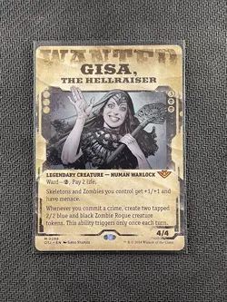 Magic The Gathering MTG - Gisa , The Hellraiser - OOTJ - OTJ 0288 - Image 1