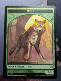 Token - Wolf - MTG - WAR - 015/019 - Image 1