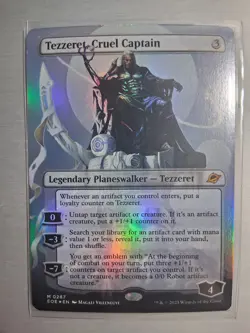 MTG - Tezzeret, Cruel Captain - M 0287 - Foil - Mythic Rare - EOE - NM Condition - Image 2