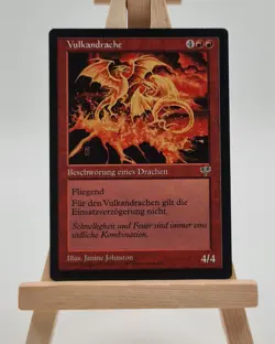 Vulkandrache Trugbilder Magic Karte MTG deutsch (Volcanic Dragon) - Image 1