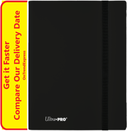 ULTRA PRO ECLIPSE BLACK PRO BINDER FOLDER ALBUM 9 18 POCKET Yugioh MTG Pokemon - Image 1