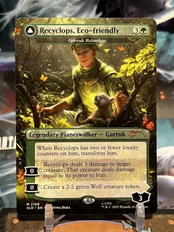 MTG | Recyclops, Eco-friendly - Garruk [Secret Lair The Office] NF - Image 1