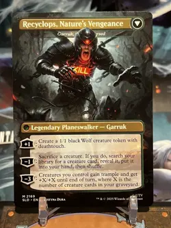 MTG | Recyclops, Eco-friendly - Garruk [Secret Lair The Office] NF - Image 2