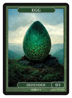Egg Token Givememana Tokens Warhammer Magic the Gathering MTG - Image 1