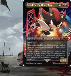 Shadow the Hedgehog Treasures Commander Deck Magic Cards MTG Ready-to-Play EDH - Image 1