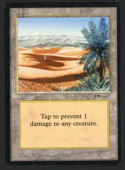 ***Oasis*** MTG Arabian Nights Magic Kid Icarus - Image 1