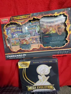 Pokemon TCG Sealed Mega Evolution And Charizard EX Box! Super Fun! - Image 1