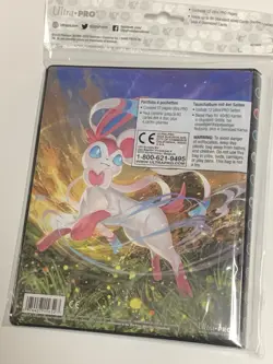 Pokemon Ultra Pro Sword & Shield 7 Umbreon Sylveon 4 Pocket Portfolio Binder NEW - Image 2