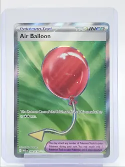 AIR BALLOON 2025 POKEMON MEGA EVOLUTION ULTRA RARE 166/132 Q0107 - Image 1