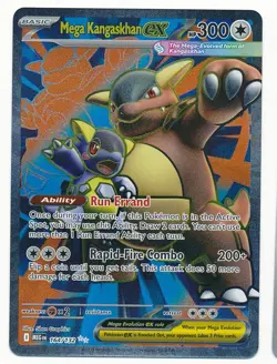 2025 POKEMON MEGA EVOLUTION MEGA KANGASKHAN EX FULL ART ULTRA RARE #164 MINT - Image 1