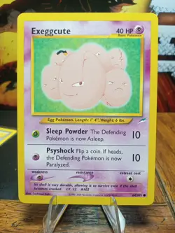 2000 Pokemon Neo Destiny Exeggcute #64 Extremely LP - Image 1