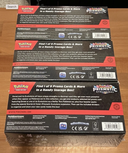 Pokemon TCG Prismatic Evolutions Surprise Box LOT OF 3 Factory Sealed Brand New - Image 2