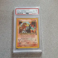 PSA 8 Entei Rev. Foil pokemon 3 movie promo 2001 holo ENGLISH - Image 1