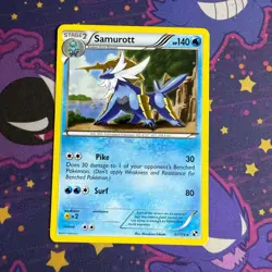Pokemon TCG Black and White Samurott (31) 31/114 LP - Image 1
