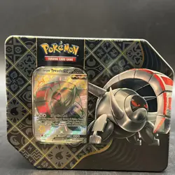 Pokemon TCG Scarlet & Violet Paldean Fates Iron Treads EX Tin Sealed - Image 1