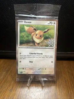 Eevee 133/165 (Holiday Calendar) Stamped Sealed | Pokemon Scarlet & Violet 151 - Image 1