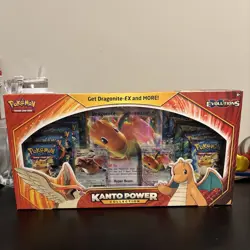 Pokemon TCG XY Evolutions Kanto Power Collection Box Dragonite Pidgeot EX Sealed - Image 1