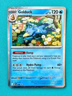Golduck 008 Black Star Promo Cosmos Holo Pokemon Mega Evolutions - Image 1