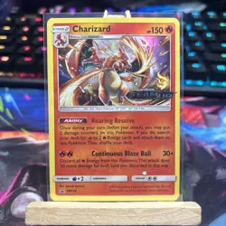 Pokemon 2019 Charizard SM158 Black Star Promo Prerelease Stamped Team Up NM - Image 1