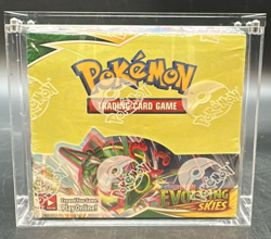 #2 Pokemon Evolving Skies Booster Box SEALED w/ Plastic Case MINT Sword & Shield - Image 1