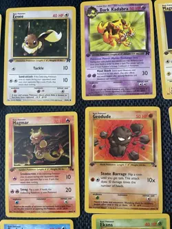 🔥Pokemon First Edition Lot, Team Rocket Era Eevee, Dark Kadabra, Dratini & more - Image 3