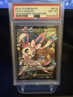 Sylveon EX RC32/RC32 Generations Ultra Rare PSA 8 Pokemon TCG - Image 2