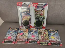 7x Pokemon TCG: Scarlet and Violet Base Booster Packs/Blisters New Sealed LOT - Image 1
