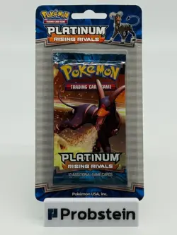 Pokemon TCG Platinum Rising Rivals Blister Booster Pack Sealed - Image 1